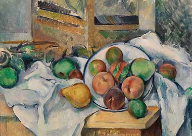 Still Life with Peaches and Pears