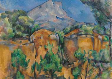 Mont Sainte-Victoire Landscape Painting