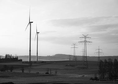 Wind Turbines and Power Lines