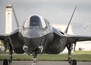Lockheed Martin F-35 Fighter Jet Close-Up