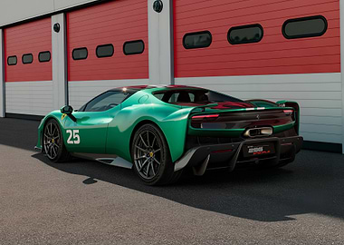 Green Ferrari 296 Speciale 2026