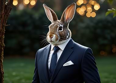 Rabbit in a Suit