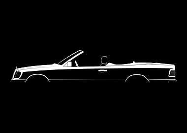 320 CE Cabrio (A124) Silhouette