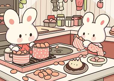 Cute Bunny Chefs