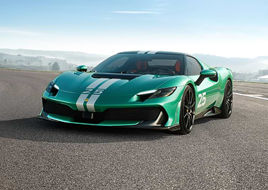 Green Ferrari 296 Speciale 2026