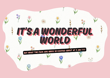 It's a Wonderful World