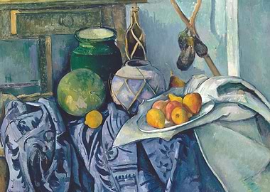 Still Life with Fruit and Objects