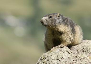 Marmot on a Rock