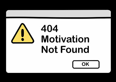 404 Motivation Not Found Error Message