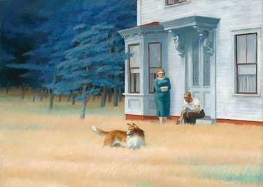 Cape Cod Evening Painting by Edward Hopper