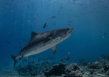 Tiger Shark Underwater