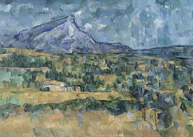Mont Sainte-Victoire painting by Paul Cézanne