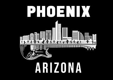 Phoenix Skyline Music Phoenix Arizona Souvenir Phoenix