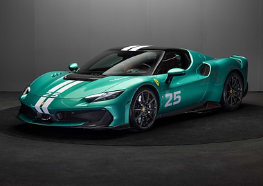 Green Ferrari 296 GTS Speciale 2026