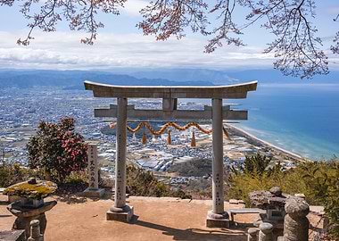 Shrine in the Sky - Shikoku, Japan