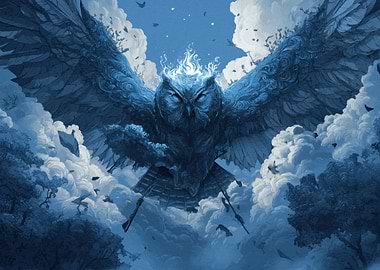 Majestic Owl Flight