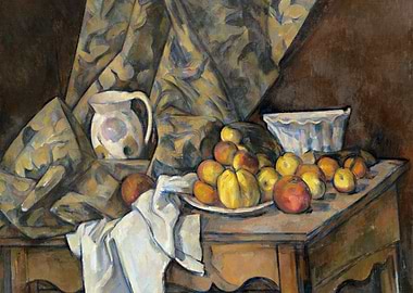 Still Life with Apples and Pitcher