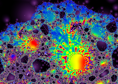 'Crystalline Froth' Fractal Art