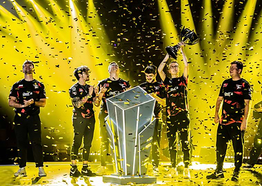 Esports Team Victory Celebration