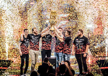 FaZe Clan Victory Celebration with Trophy
