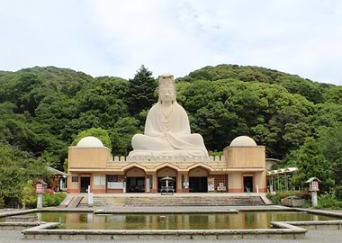 Byakue Kannon Statue in Japan