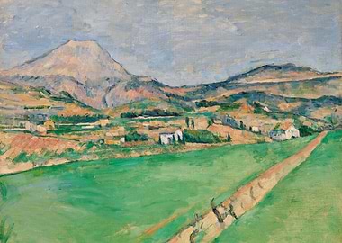 Mont Sainte-Victoire Landscape Painting