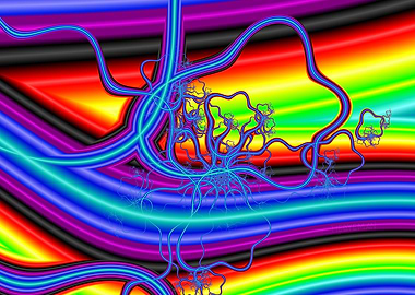 'Wiring' Abstract Fractal Art