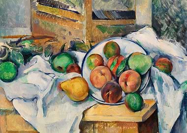 Still Life with Peaches and Pears