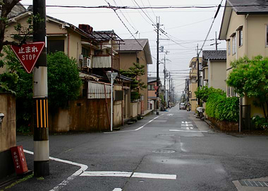 Quiet Japanese Street Scene