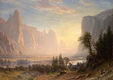 Yosemite Valley Landscape Painting