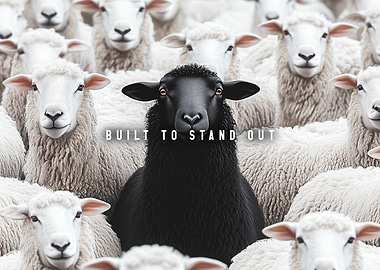 Built to Stand Out Motivational Quote