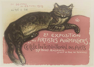 Vintage Cat Exhibition French 1909
