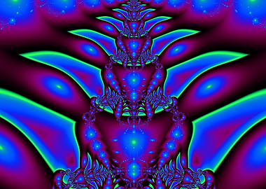 'Chitin' Abstract Fractal Art