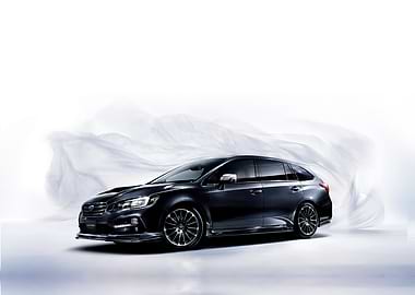 Sleek Black Subaru Levorg Car