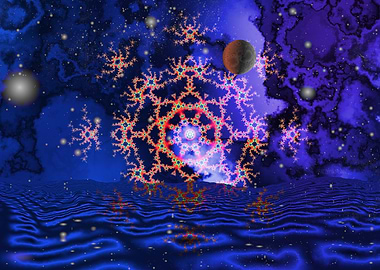 'Mystery at Zyphus' Fractal Space Landscape