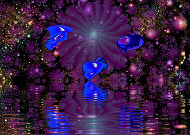 'Triglots' Fractal Alien Space Art
