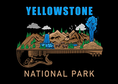 Yellowstone National Park Souvenir Music Gift Yellowstone