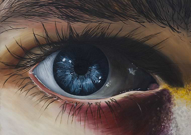 Close-up of a Blue Eye