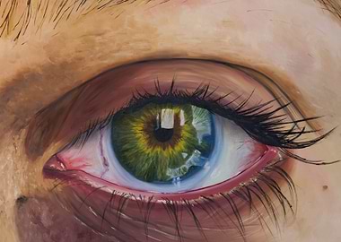 Realistic Eye Painting
