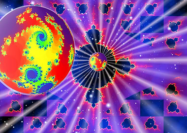 'Mystical Emergence' Fractal Space Art