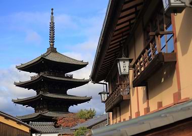 Japanese Pagoda in Kyoto