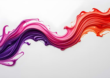 Abstract Paint Swirl