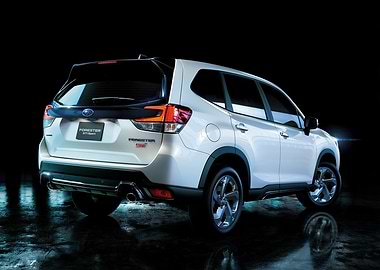 White Subaru Forester STI Sport