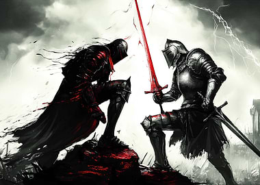 Knights Duel Red Sword