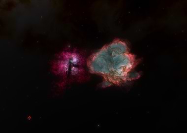 Nebulae in Deep Space