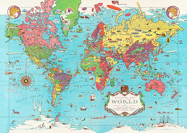 Mercator Map of the World
