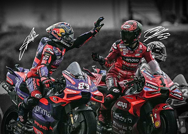 Francesco Bagnaia vs Jorge Martin