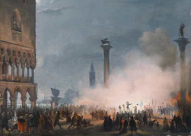 Venice Carnival Painting