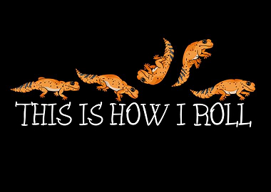 Leopard Gecko How I Roll Gift Kids Leopard Gecko