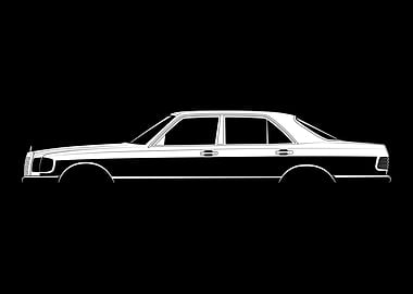 500 SE (W126) Silhouette